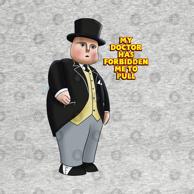 Fat Controller "forbidden to pull" by corzamoon